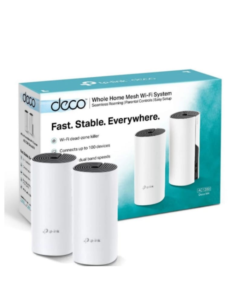 Sistema Tplink Deco 4 Wi-fi Mesh Ac1200 Doble Banda 800mbps