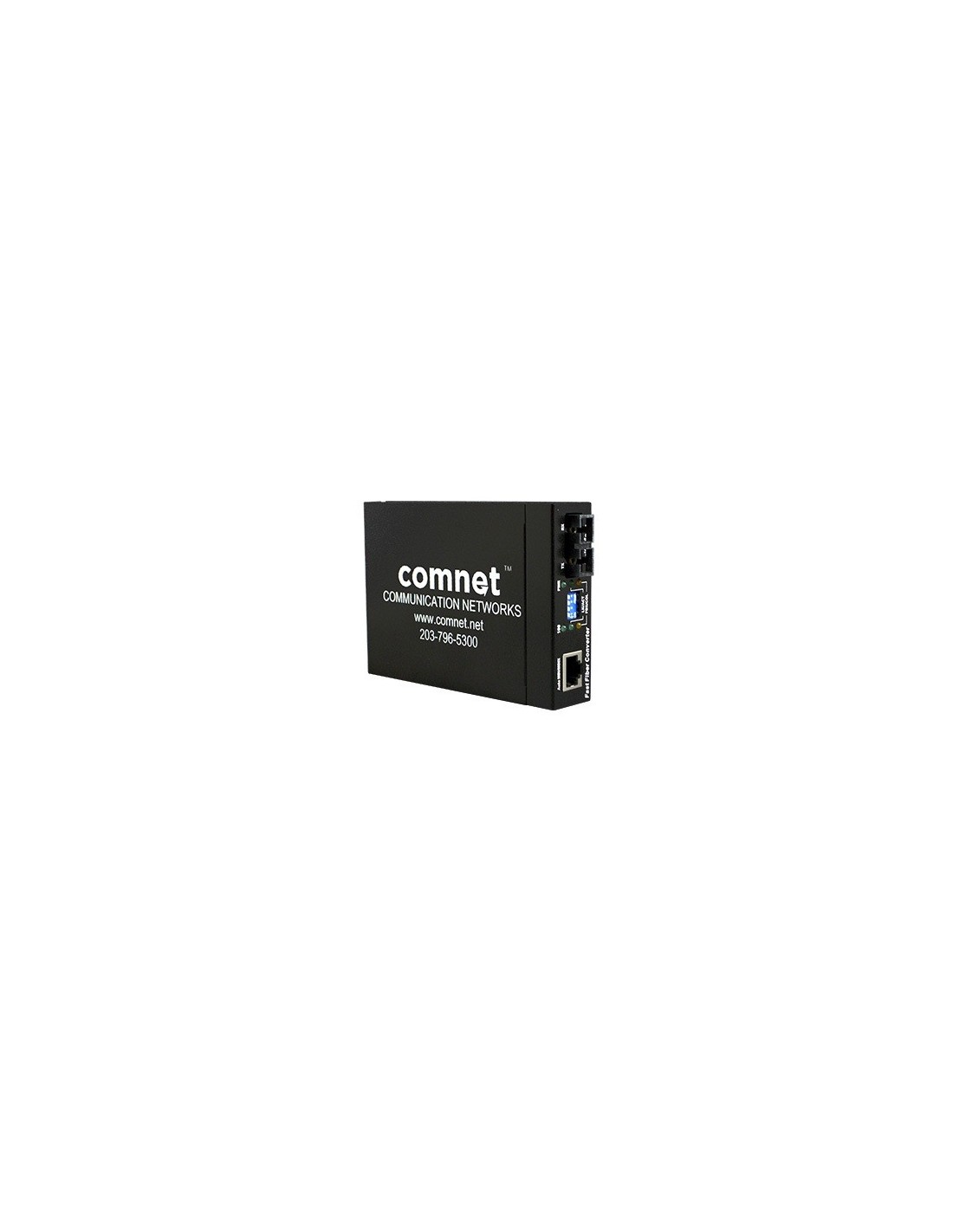 Media Converter 10/100 2 Fibras Conector Sc Grado Comercial