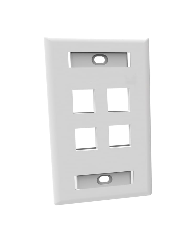 Face Plate 4 Port / Size:70x115mm