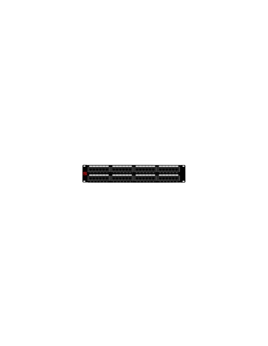 Patchera Patch Panel Rj45 Utp Cat5e 48 Puertos Bocas