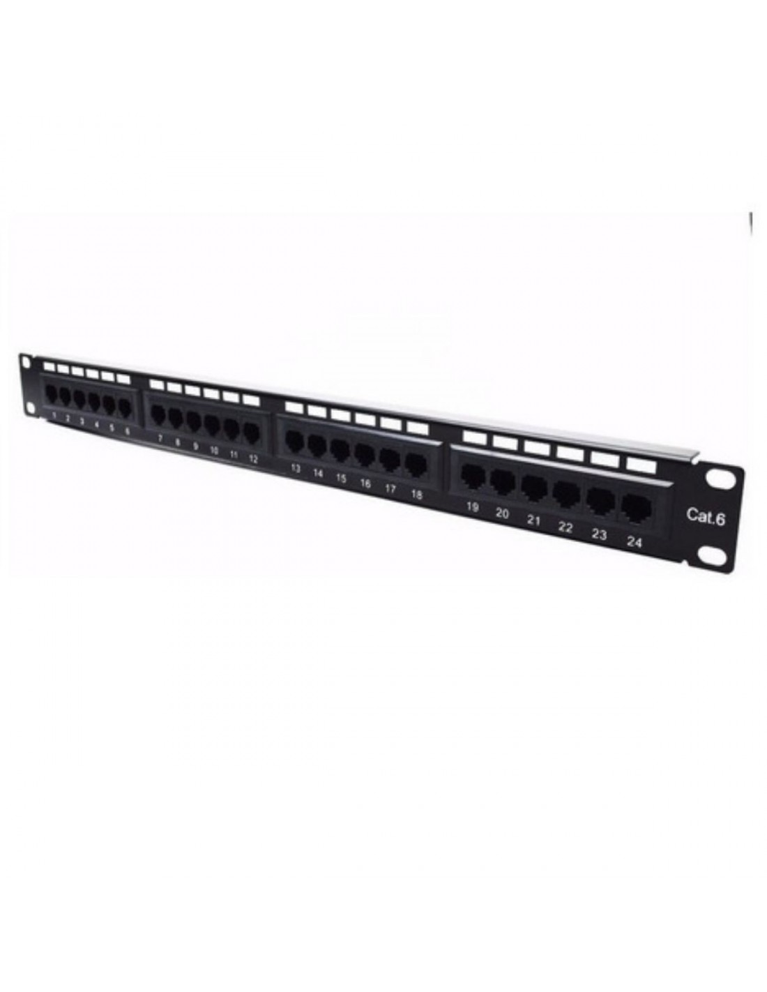 Patchera Patch Panel Rj45 Utp Cat6 24 Puertos Jack Incluidos