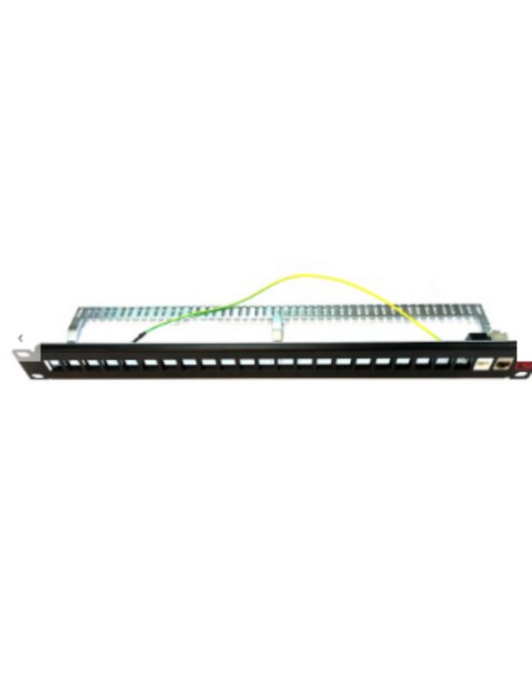 Patchera Sin Jacks Patch Panel Rj45 Utp Cat5/6 24 Puertos