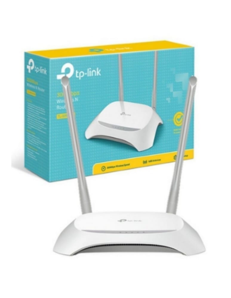 Router Wifi Inalámbrico N De 300mbps 4+1 Bocas De Red Tplink