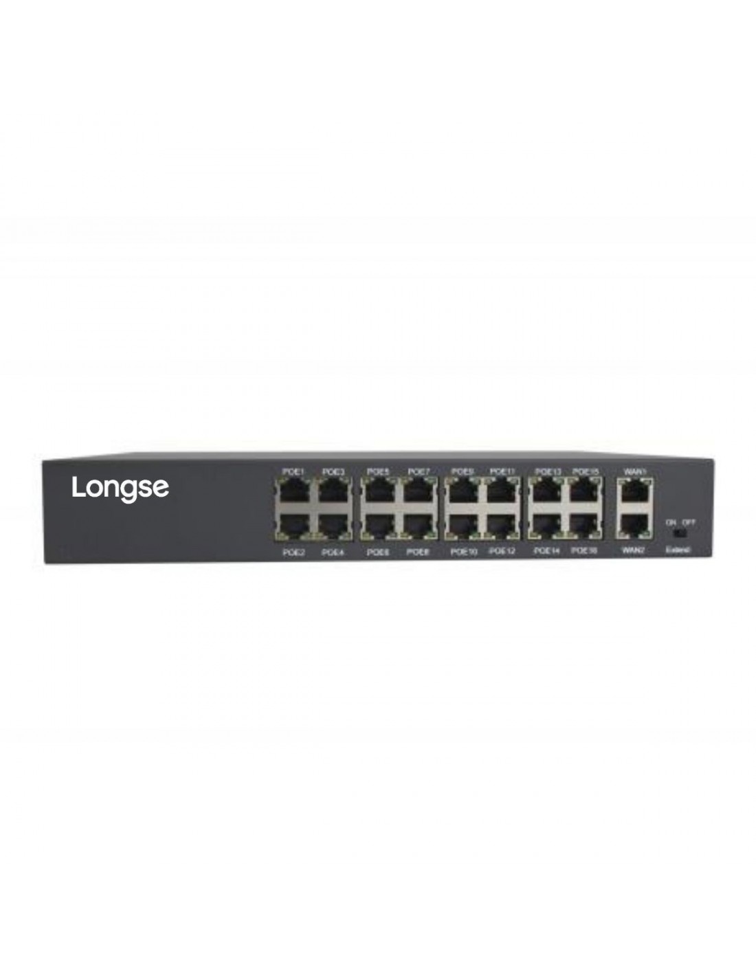 Switch 16 Puertos Poe 10/100 + 2 Puertos Giga 10/100/1000 +1 Puerto Sfp 250w Total