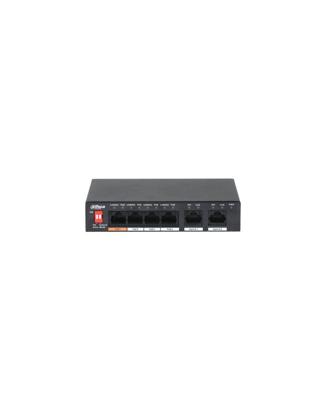 Switch 4 Downlink/2 Uplink 100mbps 1 Hi-poe Wd 60w Dahua