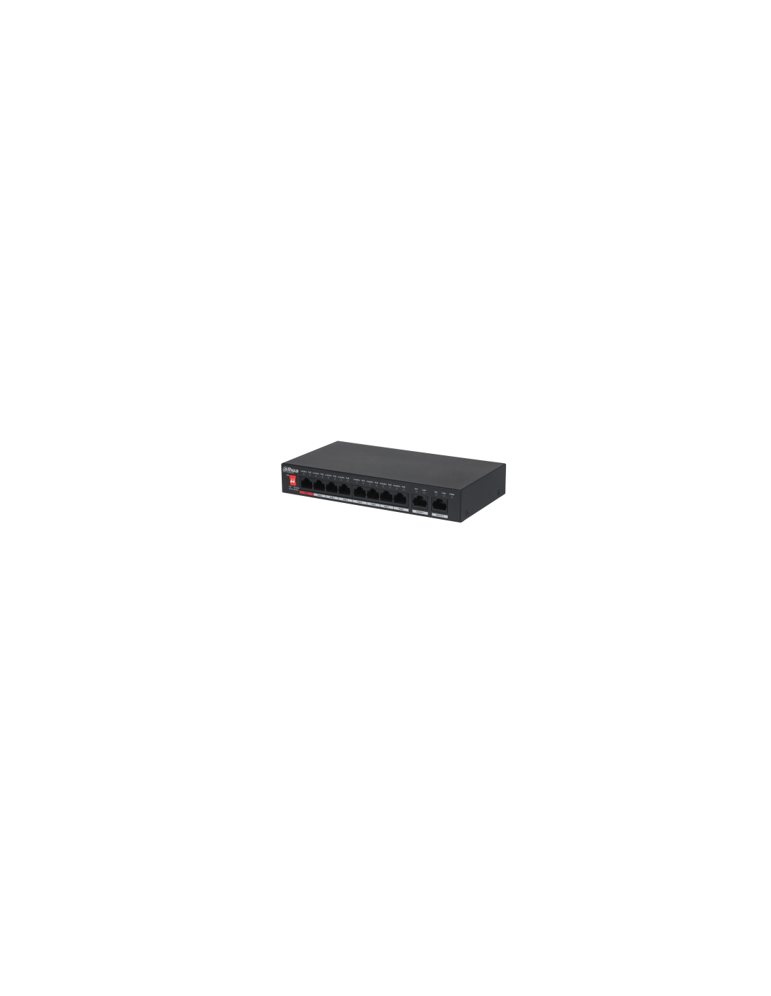 Switch 8 Downlink/2 Uplink 100mbps 1 Hi-poe Wd 96w Dahua