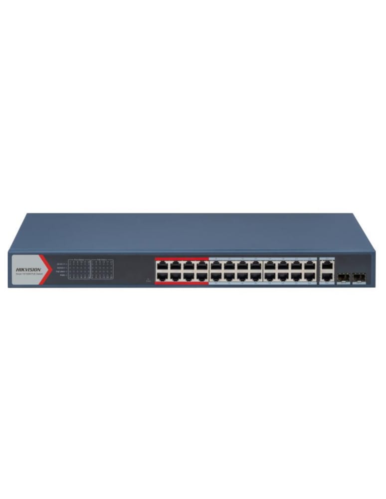Switch Hikvision 24p Poe Fast Eth /m