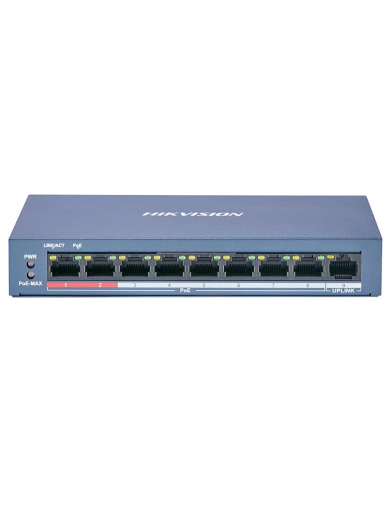 Switch Poe 8 Puertos Poe 10/100 + 1 Puerto 10/100mbps Rj45