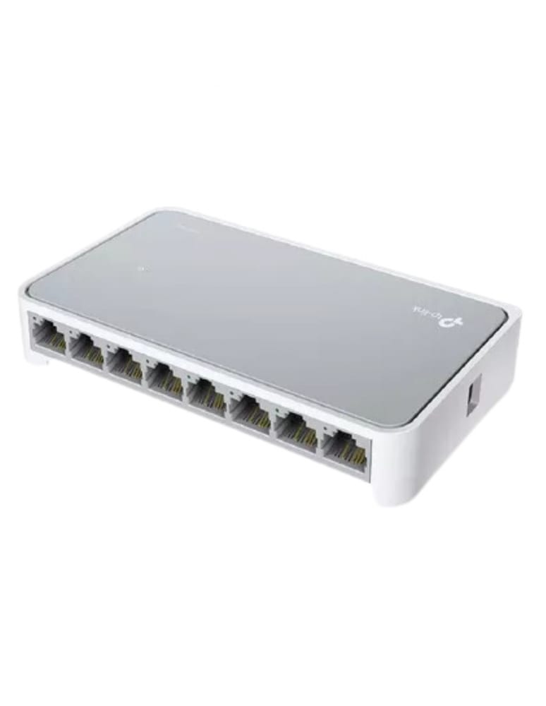 Switch 8 Puertos Tplink 10/100mps Incluye Fuente Hub