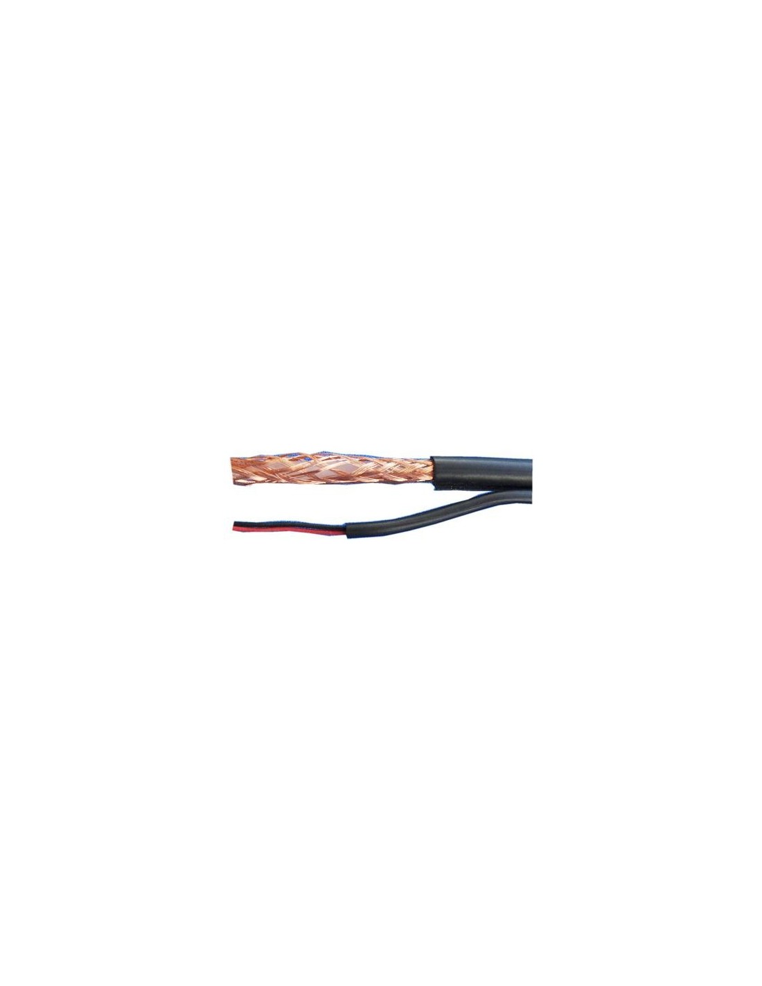 Coaxil Rg59 Malla De Cobre Dielectrico Solido + Alimen