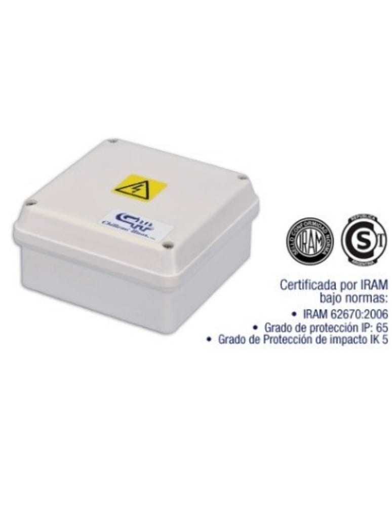 Caja Estanca 10cmx10cmx5cm Plastica