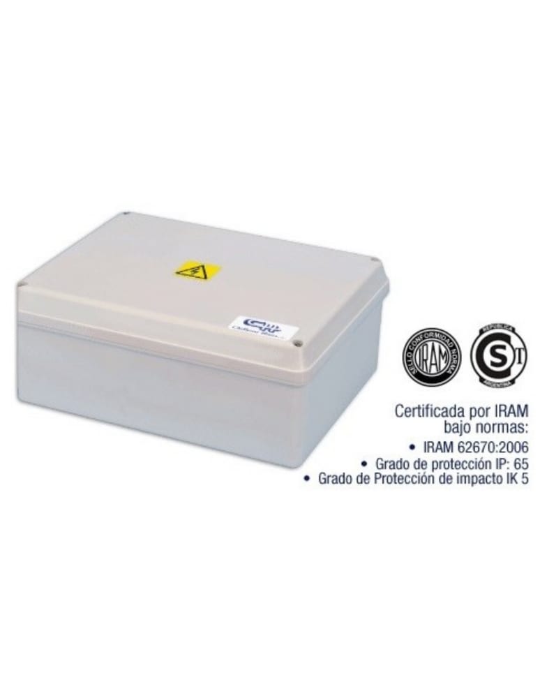 Caja Estanca 15cmx27cmx8cm Plastica