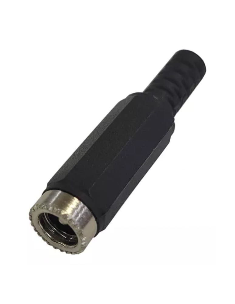 Plug Universal Hembra Alimentacion 2.1mm Para Soldar
