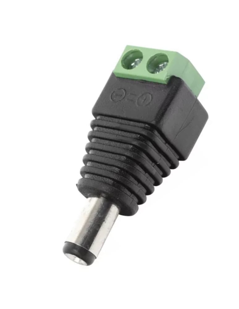 Plug Universal Macho Con Terminales A Tornillo