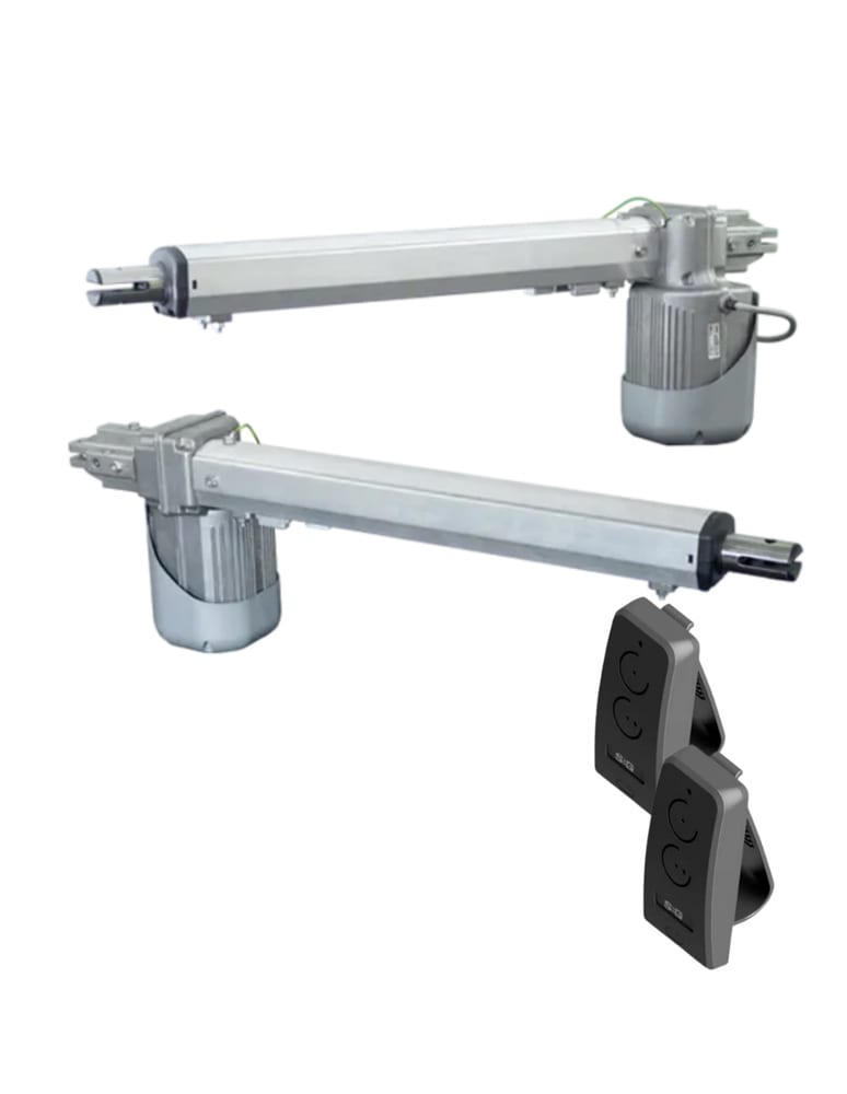 Duo Doble 0.75m Para Portones De Doble Hoja
