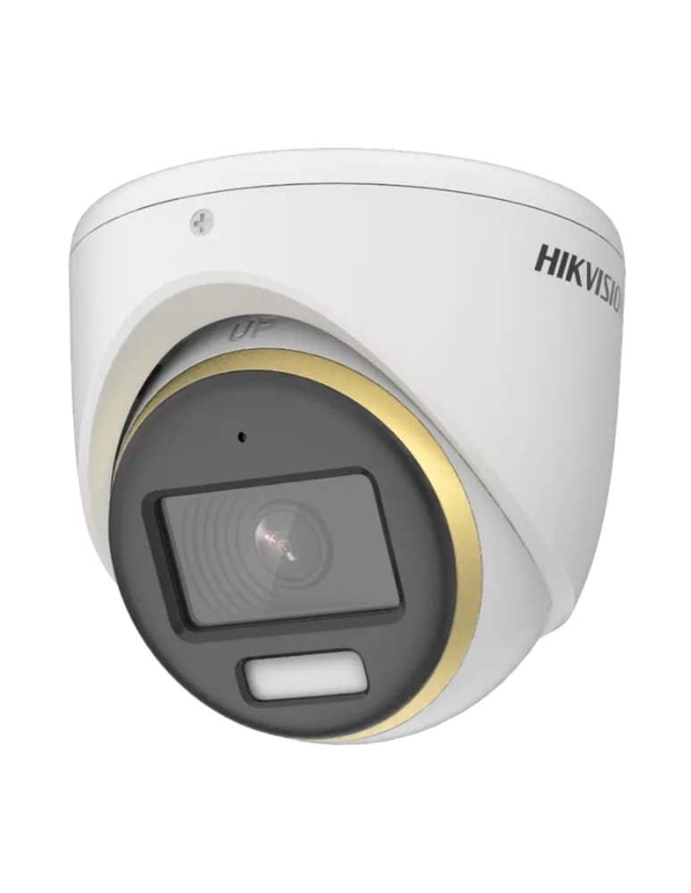 Camara Minidomo Colorvu 30m Turret 1080p Metalica 4in1 Wdr Turbo Hd 2.8mm Exterior Ip67 Microfono