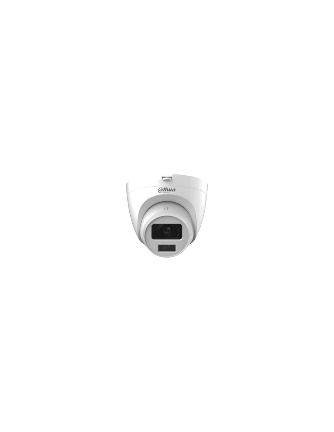 Minidomo Seguridad Con Audio Dahua 5 Mpx Iluminacion Dual Domo Cctv Plastica 2.8mm
