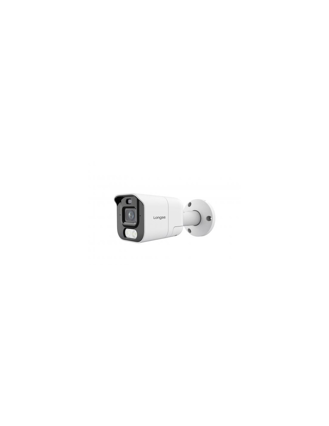 Camara Bullet Ip 5mpx Dual Light Defensa Activa Smart Analytics Humanos Y Vehiculos Mic Parlante Alarma Sd H/1tb