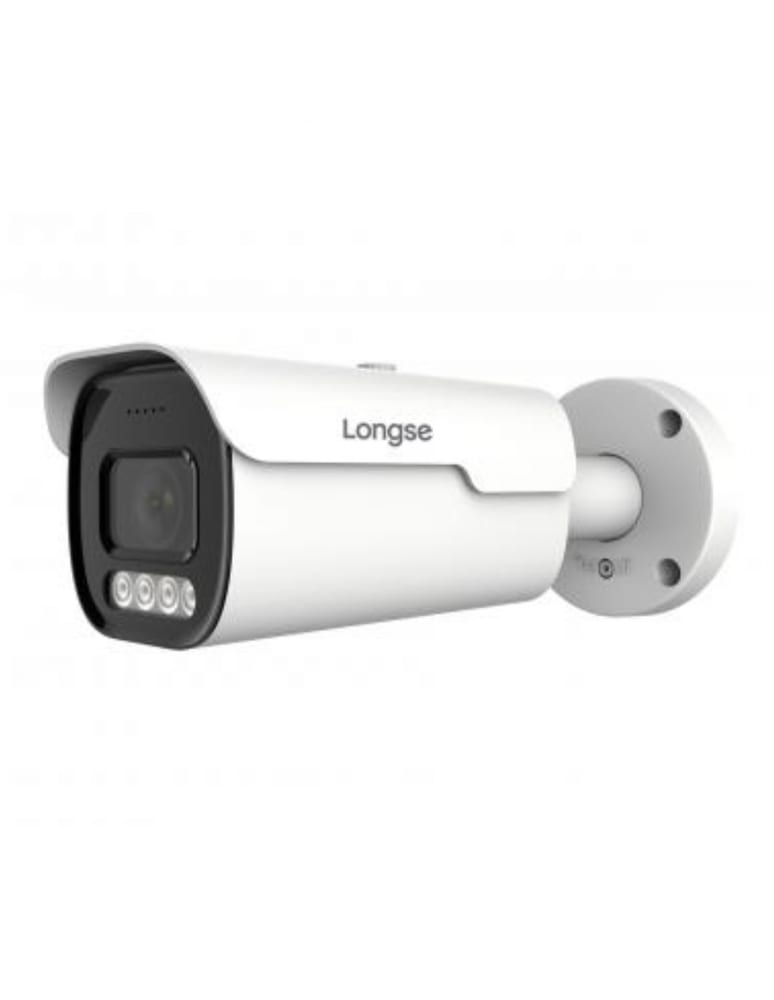 Camara Bullet Ip Poe 5mpx Dual Light Smart Analytics Humanos Y Vehiculos Mic Varifocal 2.7-13.5mm Zoom Motorizado
