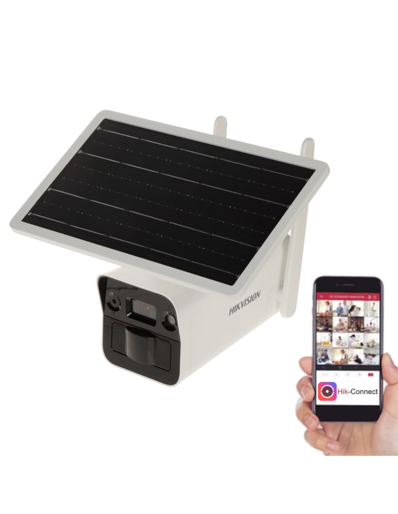 Camara Ip 4mpx 4g Ai Humanos Vehiculos Con Panel Solar Bateria Ir30m Lente 4mm Audio Bidireccional Ip67