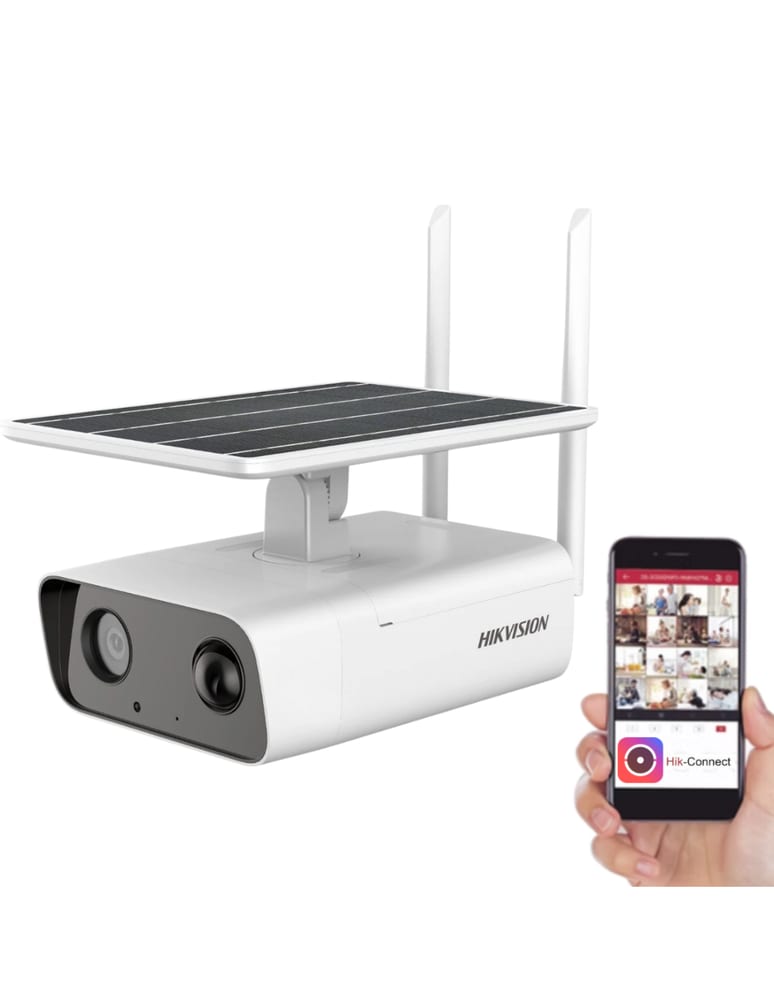 Camara Ip 4mpx 4g Con Panel Solar Bateria Ir30m Lente 4mm