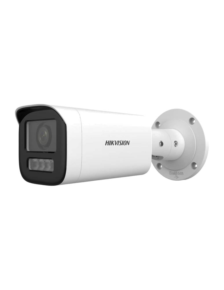 Cámara Ip Bullet 4mpx Vf Mot. 2.8-12mm, H265+,smart Hybrid Light Ir 50m, Ip67 Inteligencias Det Humana Vehiculos