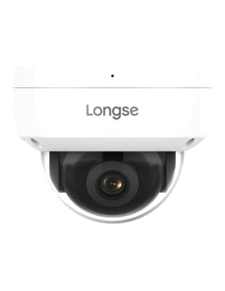 Camara Minidomo Antivandalico 2.8mm Ik10 Ip 8mpx Longse Analiticas Ext Ip67 Audio Metal