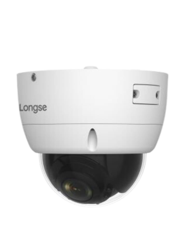 Camara Minidomo Antivandalico Ik10 Ip 4mpx Longse Analiticas 5x Zoom Motor Ext Ip67 Audio Metal
