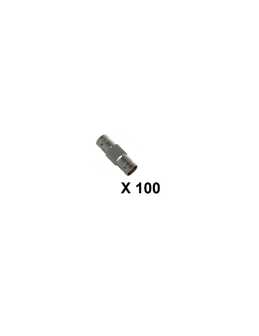 Bolsa X 100 Conector Bnc Hembra-hembra