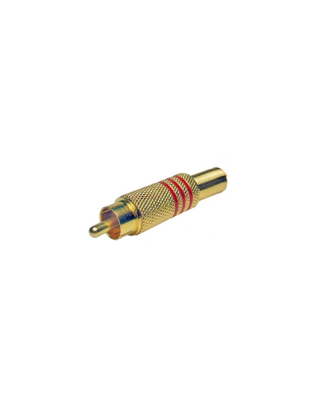 Conector Rca Macho Metálico