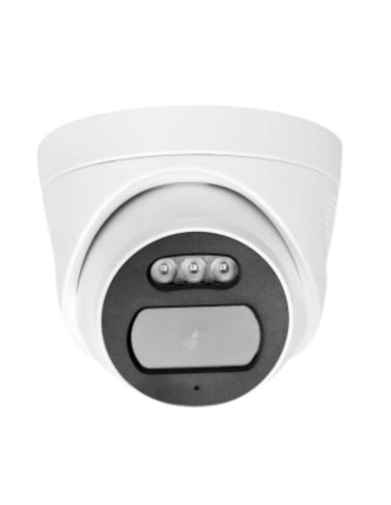 Camara Domo Ip 4 Mpx Lente 2.8mm Ir25m Audio Mic Ai Intrusion Humana Poe Plastico Int