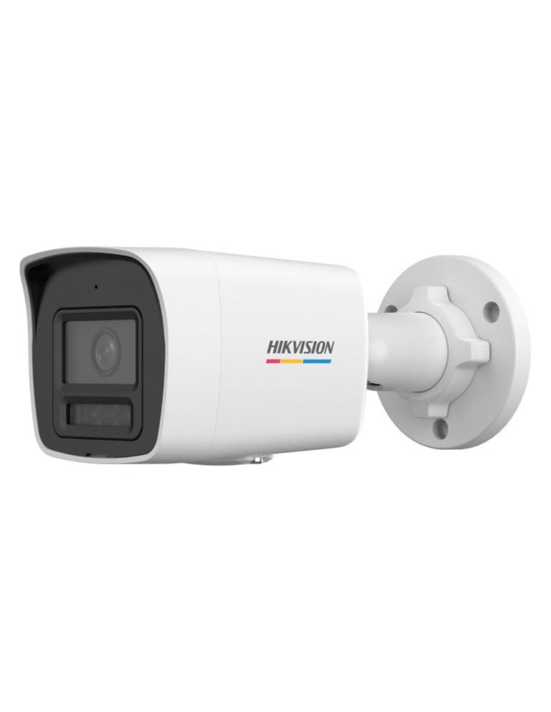 Cámara Ip 2mpx Colorvu Hibrida Lente 2.8 Mm Dwdr Ip67 Metalica H265 Poe Hikvision Slot Sd