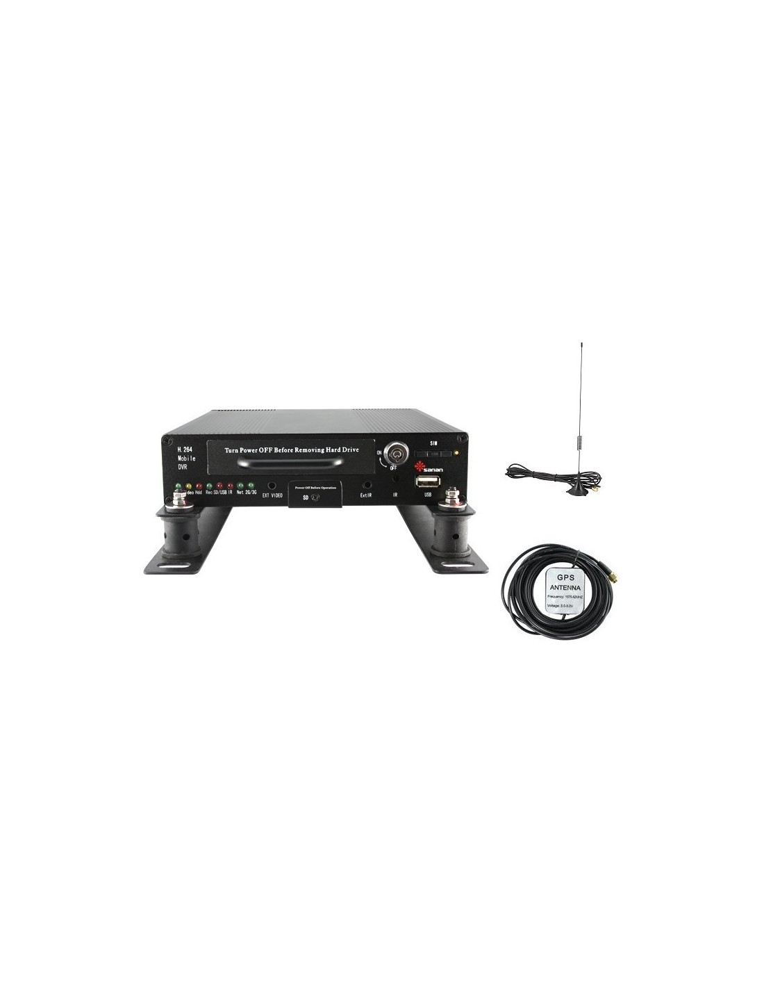 Grabador Digital Movil 4ch Hd2.5 D1 100 Fps Gps-3g H264
