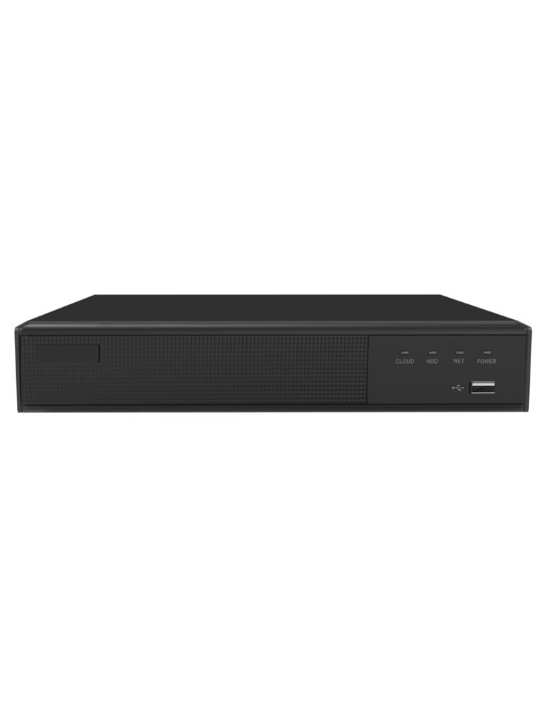 Grabador Nvr 16ch/4k/25fps 1hdd H/10tb Onvif S/t Red 10/100/1000 Mbps Bw 128mbps