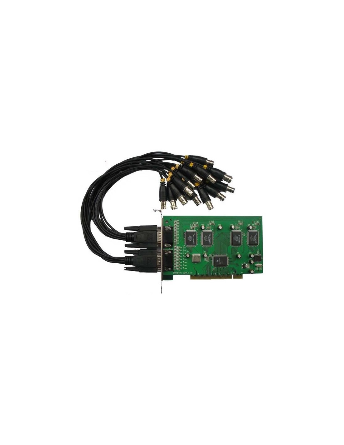 Placa Capturadora 10416 16 Videos 100 Ips H264 Itp