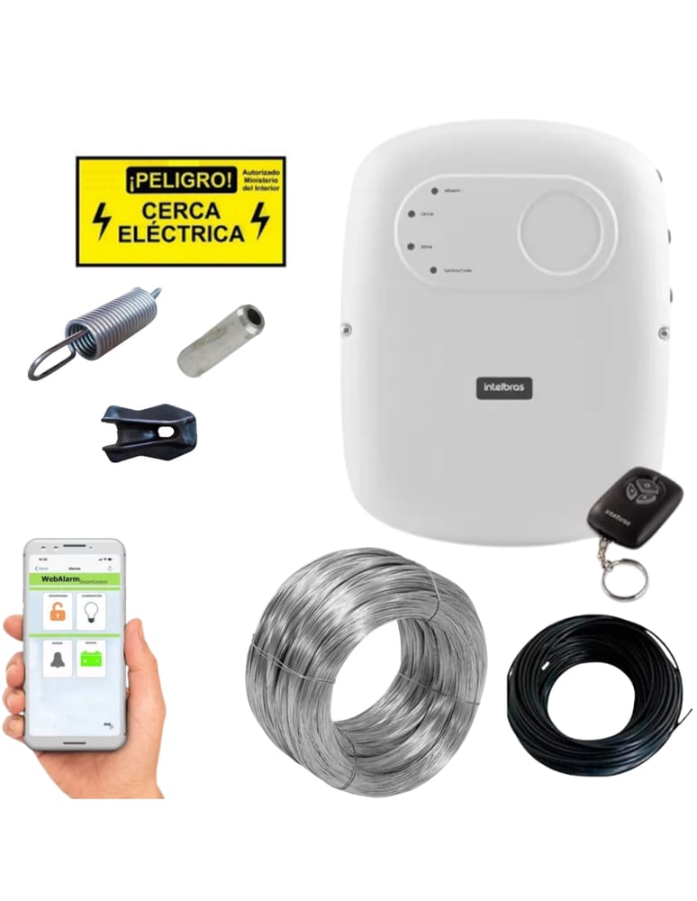 Electrico Kit Intebras Wifi 10m Controlador Con Control Remoto Alambre Y Accesorios