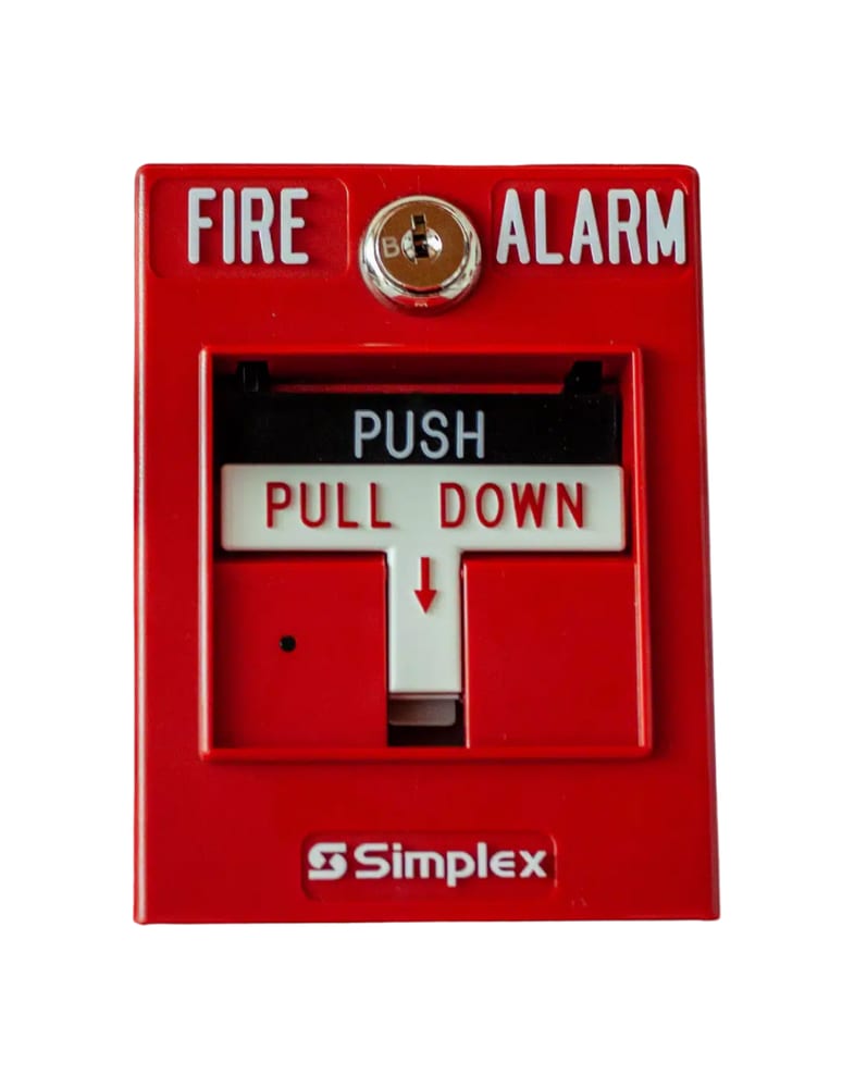 Avisador Manual Direccionable Simplex Leyenda En Ingles