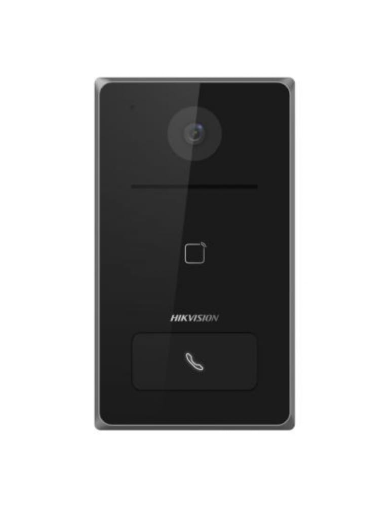 Frente Video Portero Ip Wifi Doorbell Hikvision Hikconnect Tarjeta Ip65 Poe/12vcc Camara 2mpx Ir Porterovisor
